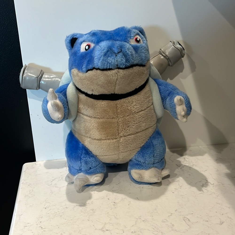 Nintendo Vintage 1998 Play By Play Blastoise 14” Plush